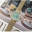 Ernest horloge "Dioni" goud-smaragd