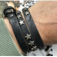 Armband "Stars" zwart