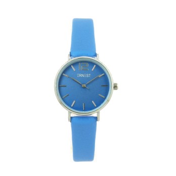 Ernest horloge Silver-Cindy-Mini SS24 azuurblauw