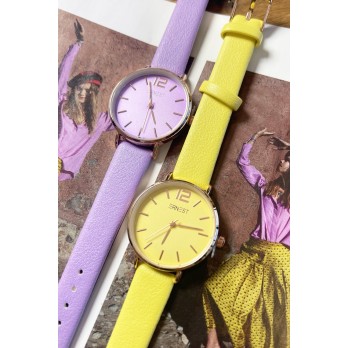 Ernest horloge Rosé-Cindy-Mini SS24 geel en lila