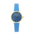 Ernest horloge Gold-Cindy-Mini SS24 azuurblauw