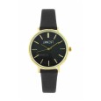 Ernest horloge Gold-Cindy Medium SS24 zwart