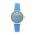 Ernest horloge Gold-Cindy Medium SS24 azuurblauw