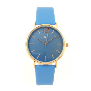 Ernest horloge Rosé-Cindy SS24 azuurblauw