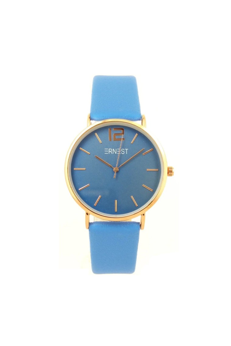 Ernest horloge Rosé-Cindy SS24 azuurblauw