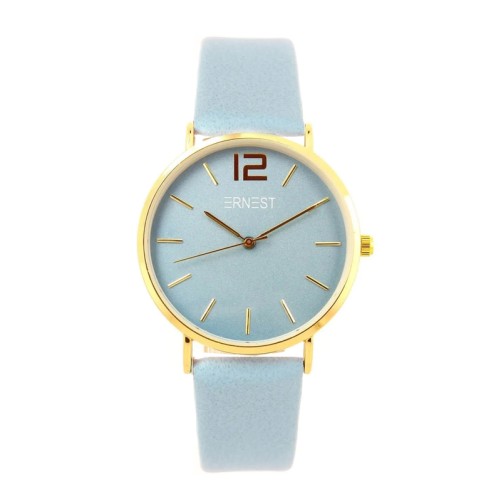 Ernest horloge Gold-Cindy SS24 jeansblauw