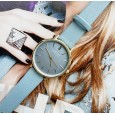 Ernest horloge Gold-Cindy Medium SS24 jeansblauw