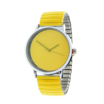 Ernest horloge "Fancy Plain" geel