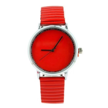Ernest horloge "Fancy Plain" rood
