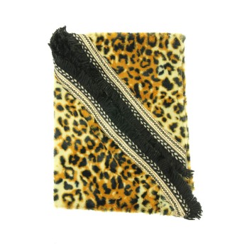 Omslagdoek "Leopard-Luxury" camel