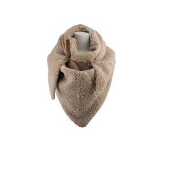 Sjaal "TEDDY-PLAIN" taupe