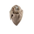 Sjaal "TEDDY-PLAIN" taupe