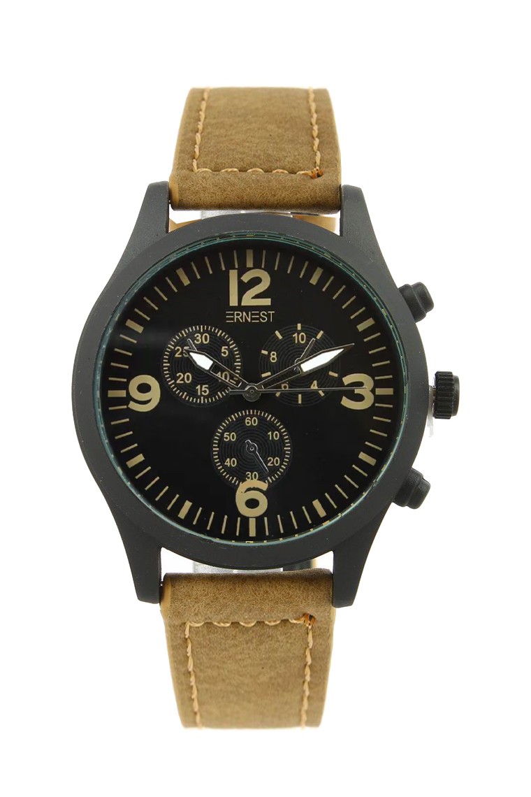 Ernest herenhorloge "Jaxx" beige-taupe