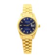 Philippe Constance "Mini Serrated Gold" stones blue