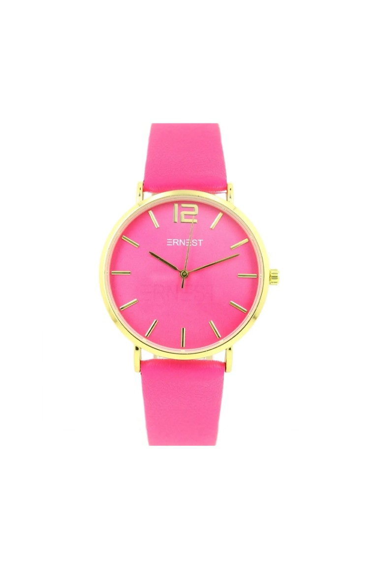 Ernest horloge Gold-Cindy SS24 fuchsia Ernest horloge Gold-Cindy SS24 fuchsia