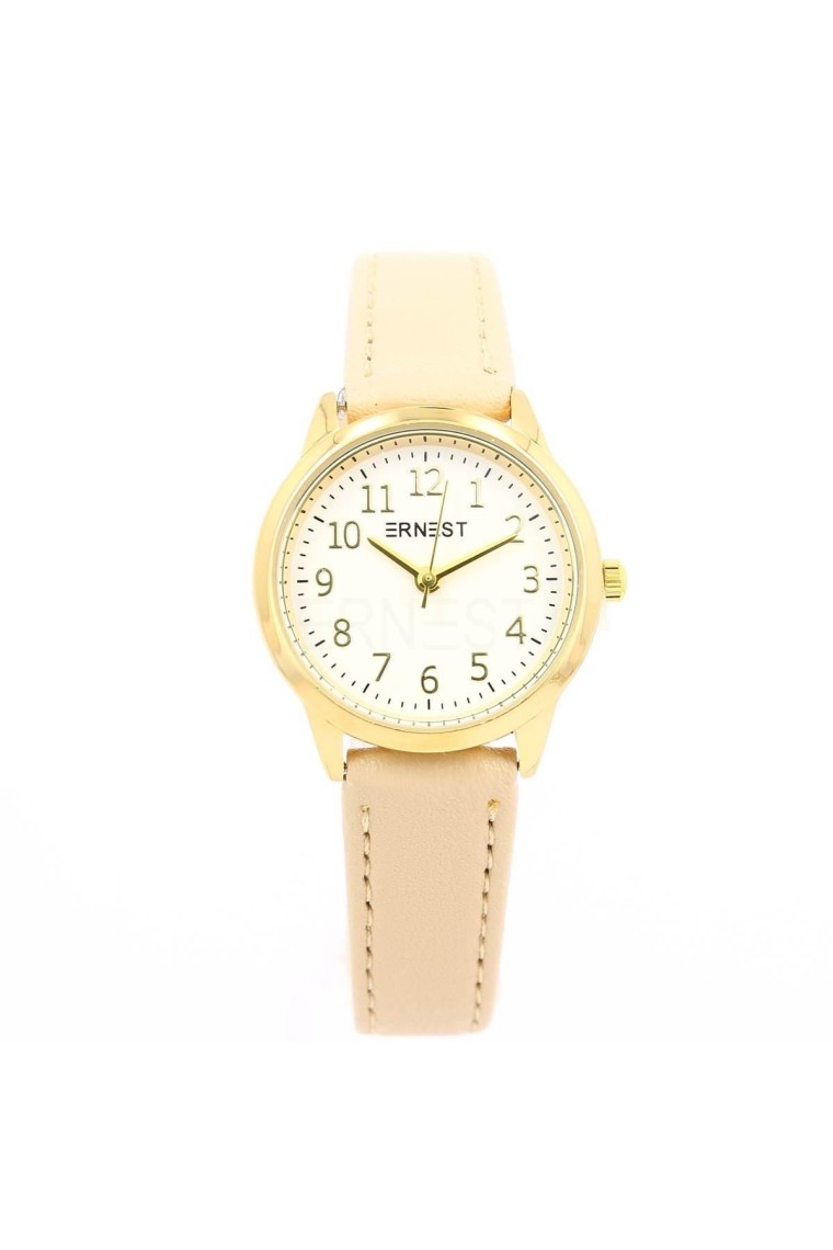 Ernest horloge "Gwen" beige Ernest horloge "Gwen" beige