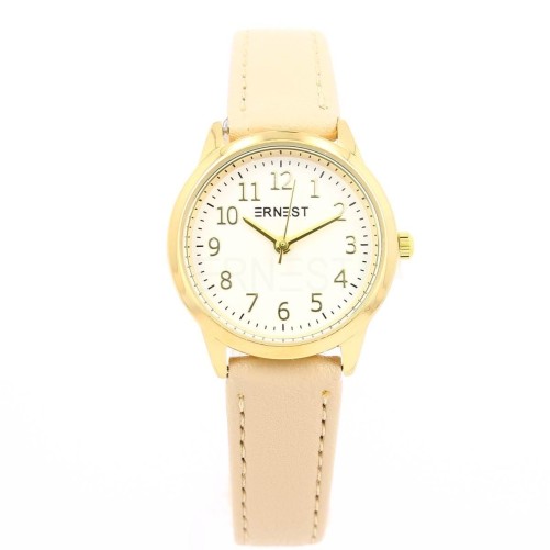Ernest horloge "Gwen" beige