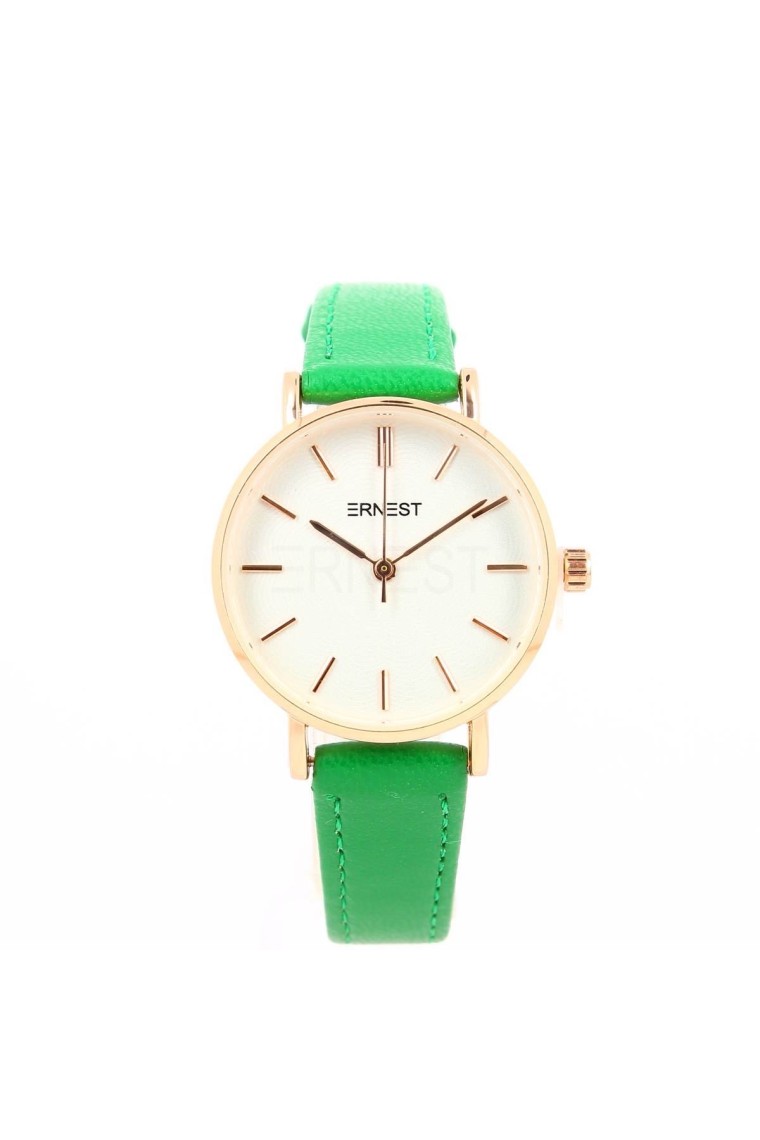 Ernest horloge "Fancy Rosé" groen Ernest horloge "Fancy Rosé" groen
