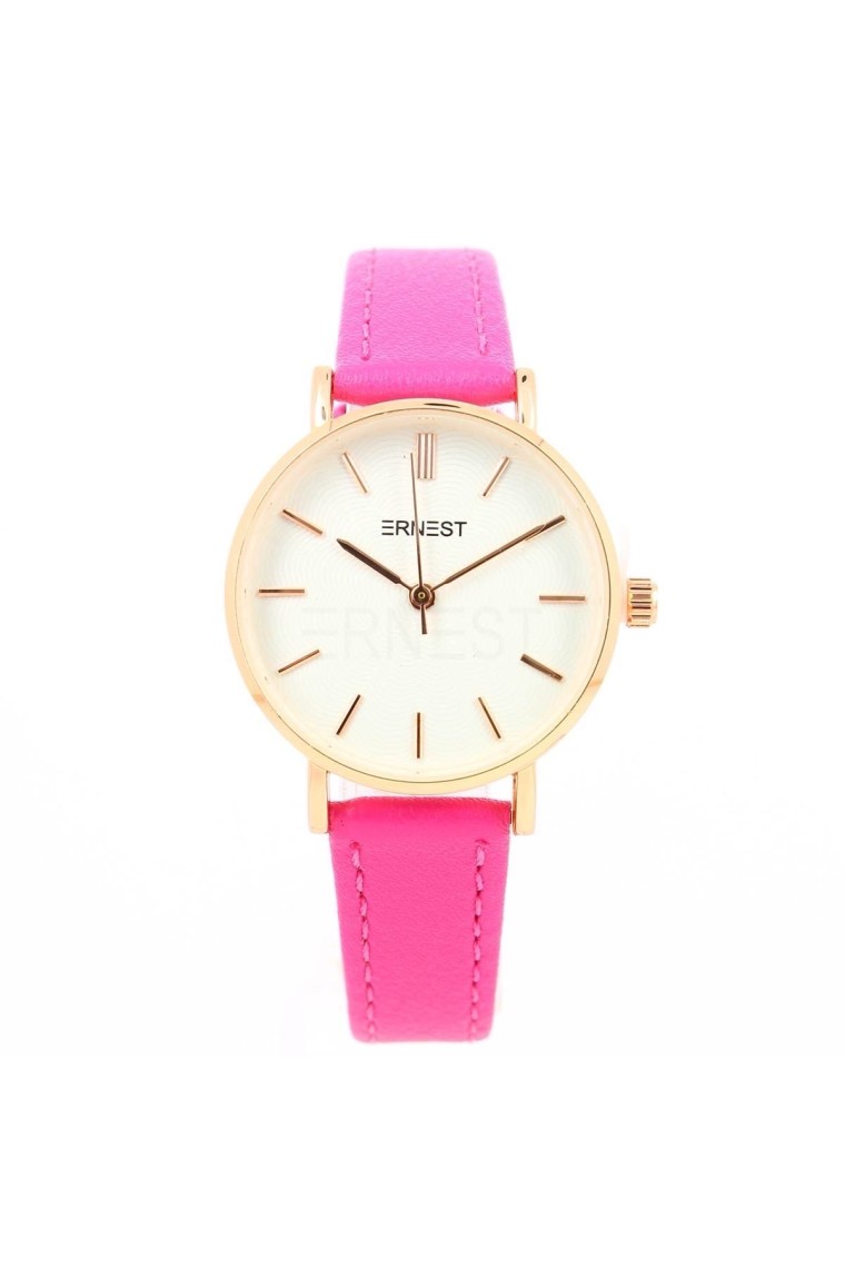Ernest horloge "Fancy Rosé" fuchsia Ernest horloge "Fancy Rosé" fuchsia