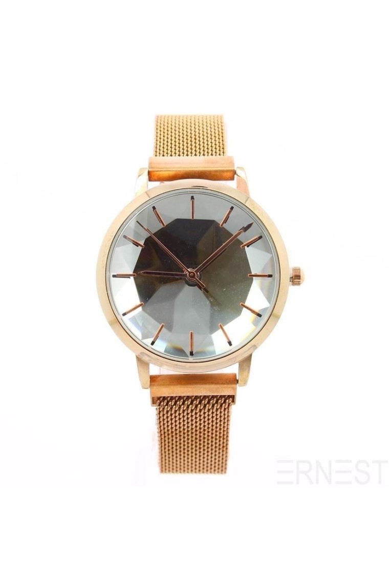 Ernest horloge "Metal magnet FENNA" rosé-grijs Ernest horloge "Metal magnet FENNA" rosé-grijs
