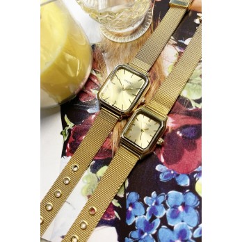 Ernest horloge ""Magnet Harmina Medium" goud-goud