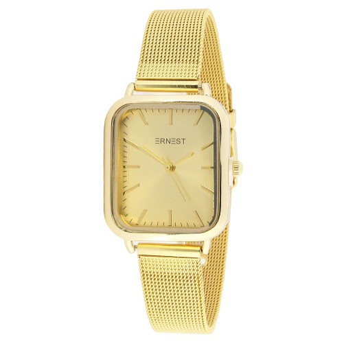 Ernest horloge ""Harmina Medium" goud-goud