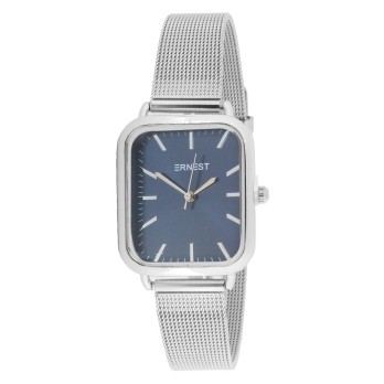 Ernest horloge ""Harmina Medium" zilver-blauw