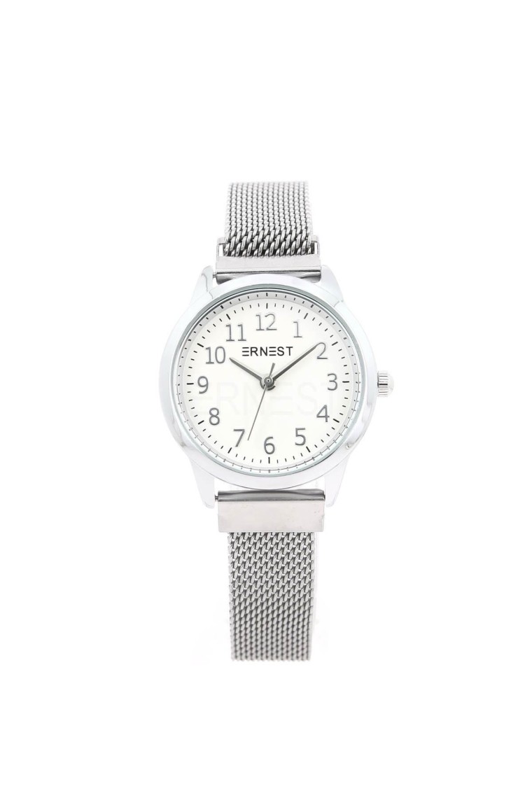 Ernest horloge ""Magnet Maya" zilver-wit Ernest horloge ""Magnet Maya" zilver-wit