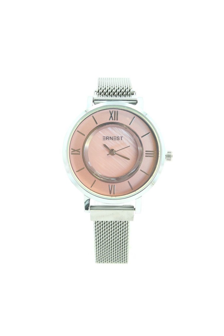 Ernest horloge ""Magnet Lizzy" zilver-pink Ernest horloge ""Magnet Lizzy" zilver-pink