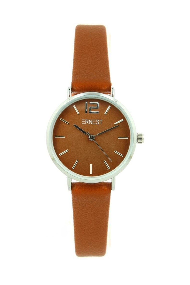Ernest horloge Silver-Cindy-Mini FW25 camel