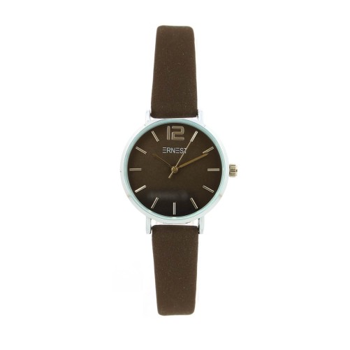 Ernest horloge Silver-Cindy-Mini FW25 choco-matt