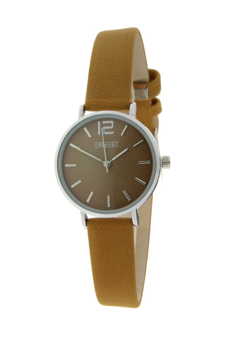 Ernest horloge Silver-Cindy-Mini FW25 cappuccino