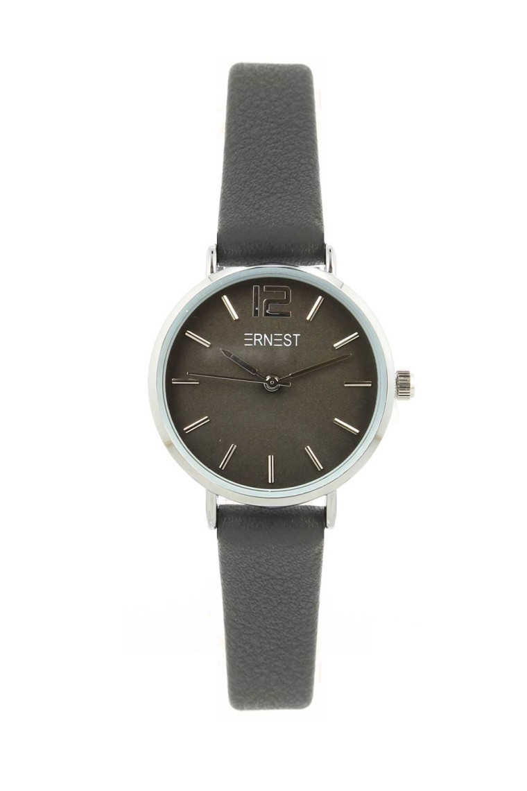 Ernest horloge Silver-Cindy-Mini FW25 donkergrijs-shine