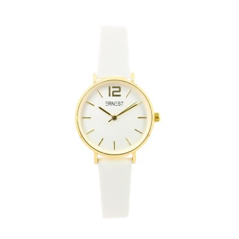 Ernest horloge Gold-Cindy-Mini SS24 wit