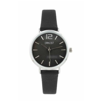 Ernest horloge Silver-Cindy Medium SS24 zwart