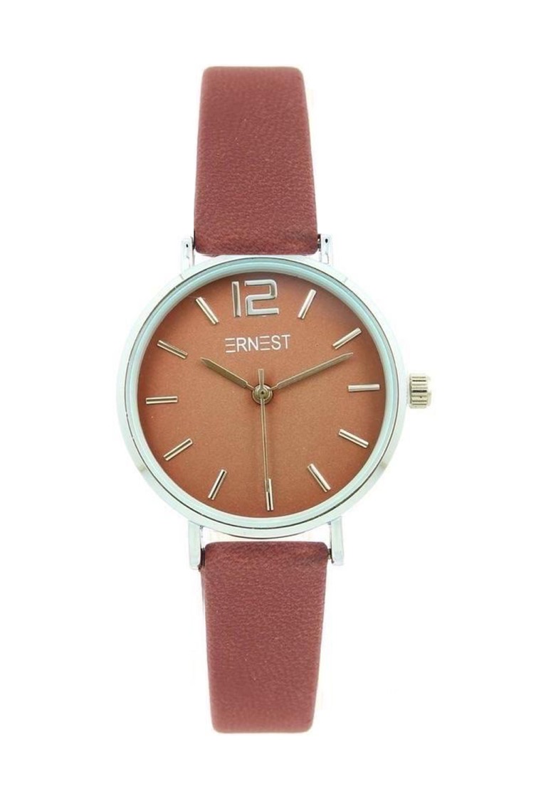Ernest horloge Silver-Cindy Medium FW25 oudroze