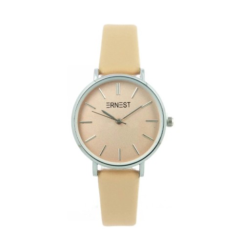 Ernest horloge Silver-Cindy Medium FW25 beige