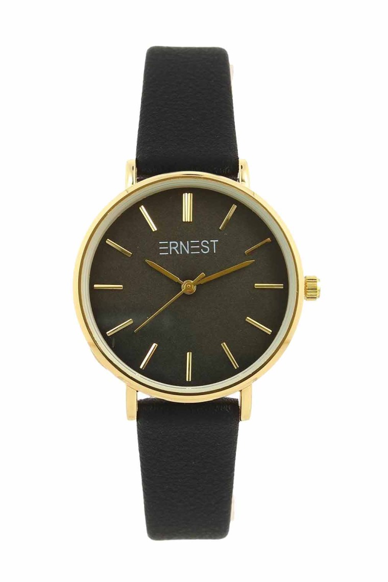 Ernest horloge Gold-Cindy Medium FW25 zwart