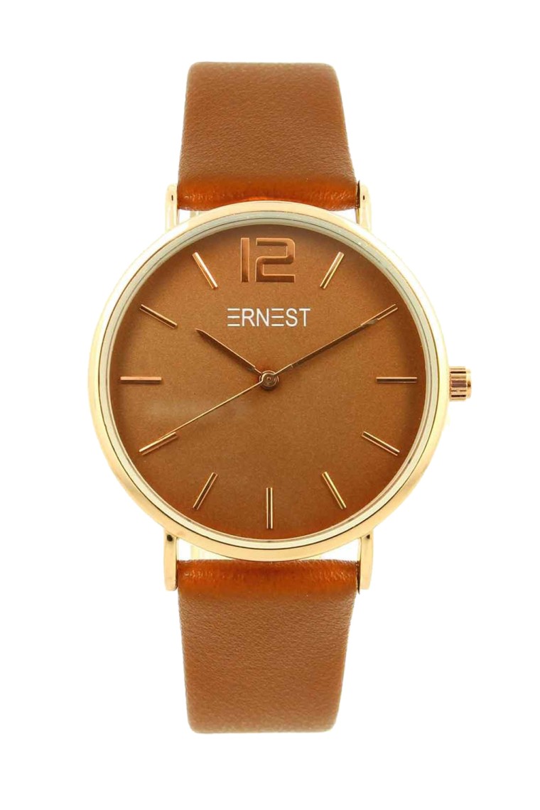 Ernest horloge Rosé-Cindy FW25 camel