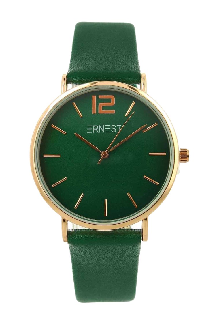 Ernest horloge Rosé-Cindy FW25 donkergroen