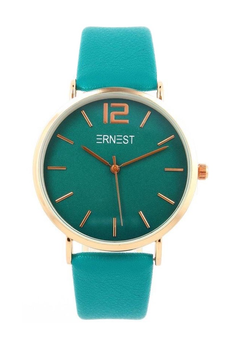 Ernest horloge Rosé-Cindy FW25 turquoise-blauw