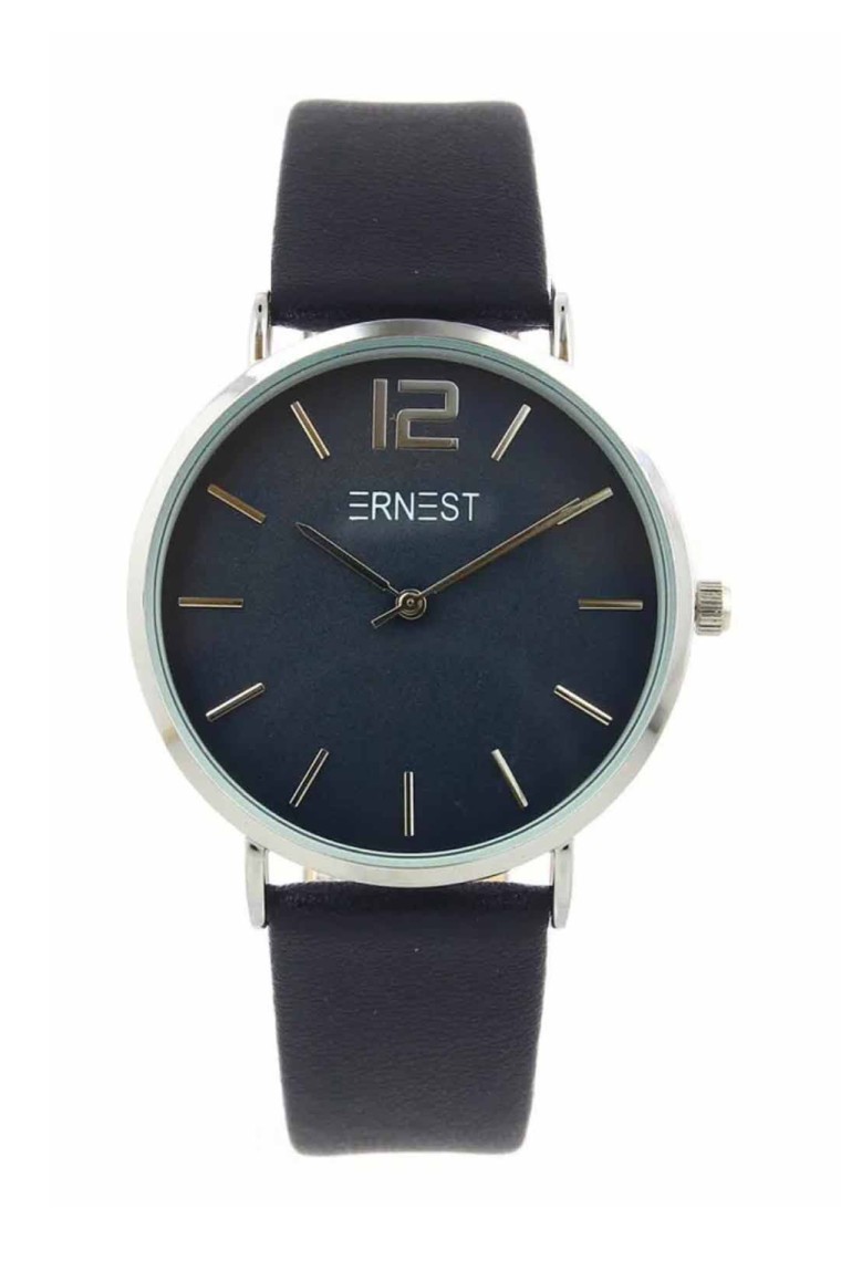 Ernest horloge Silver-Cindy FW25 donkerblauw
