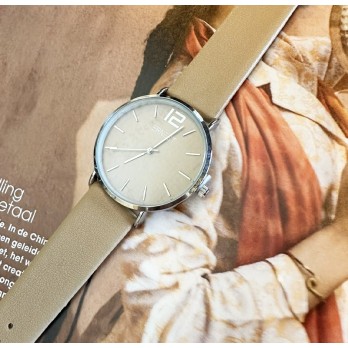 Ernest horloge Silver-Cindy FW25 beige