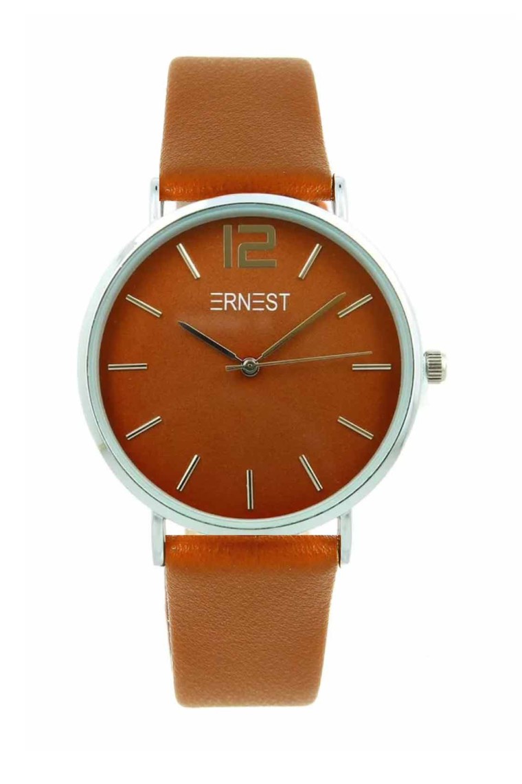 Ernest horloge Silver-Cindy FW25 camel
