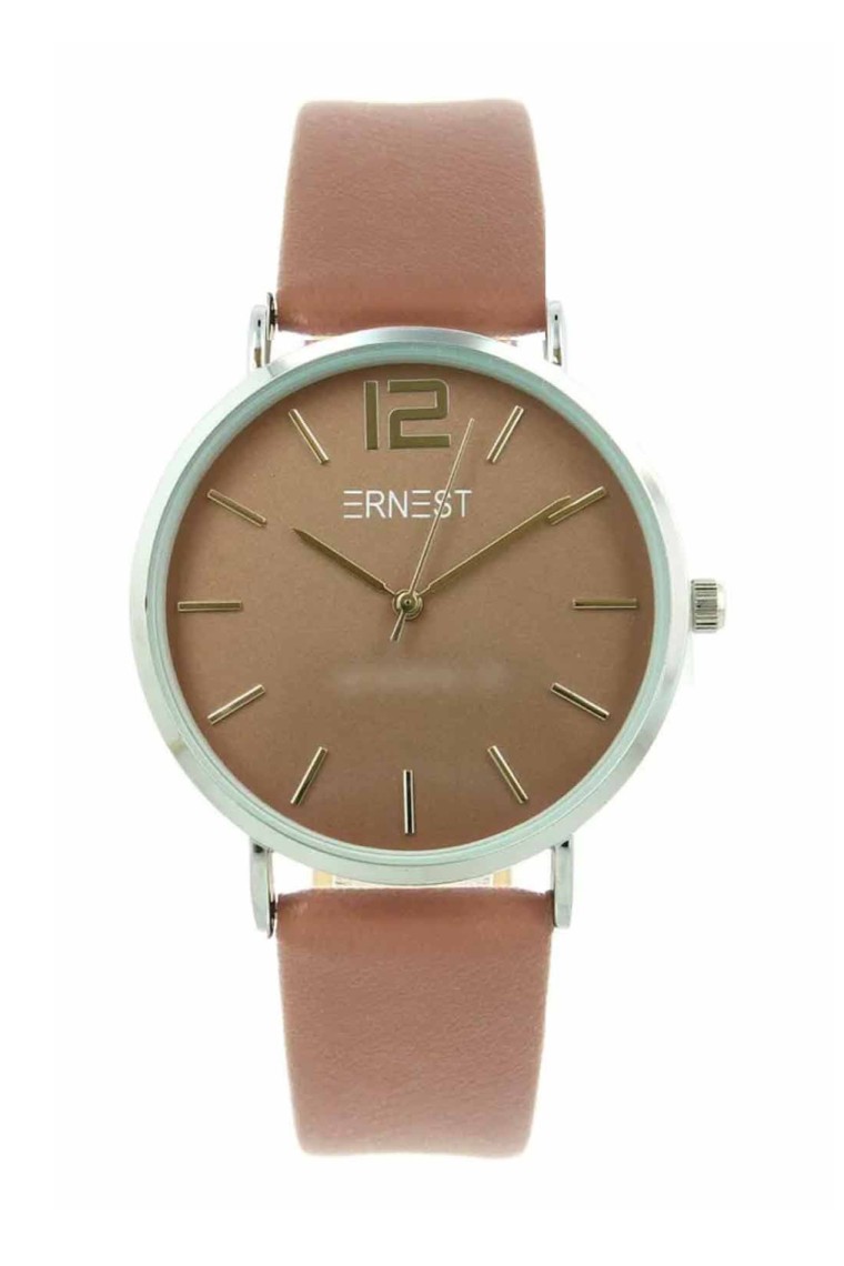 Ernest horloge Silver-Cindy FW25 licht-oudroze