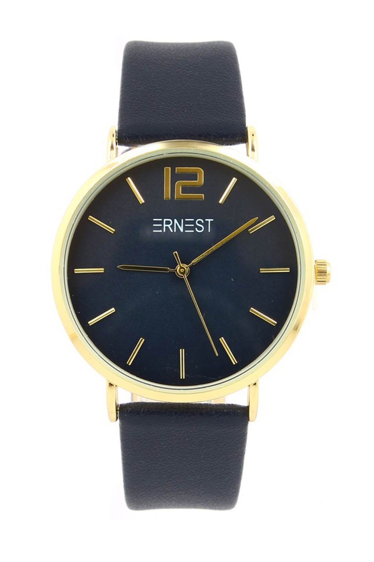 Ernest horloge Gold-Cindy FW25 donkerblauw Ernest horloge Gold-Cindy FW25 donkerblauw