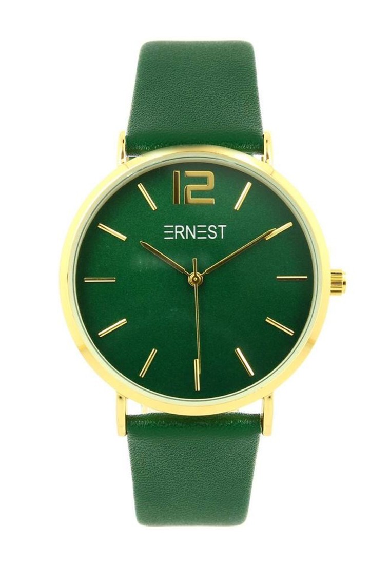 Ernest horloge Gold-Cindy FW25 donkergroen