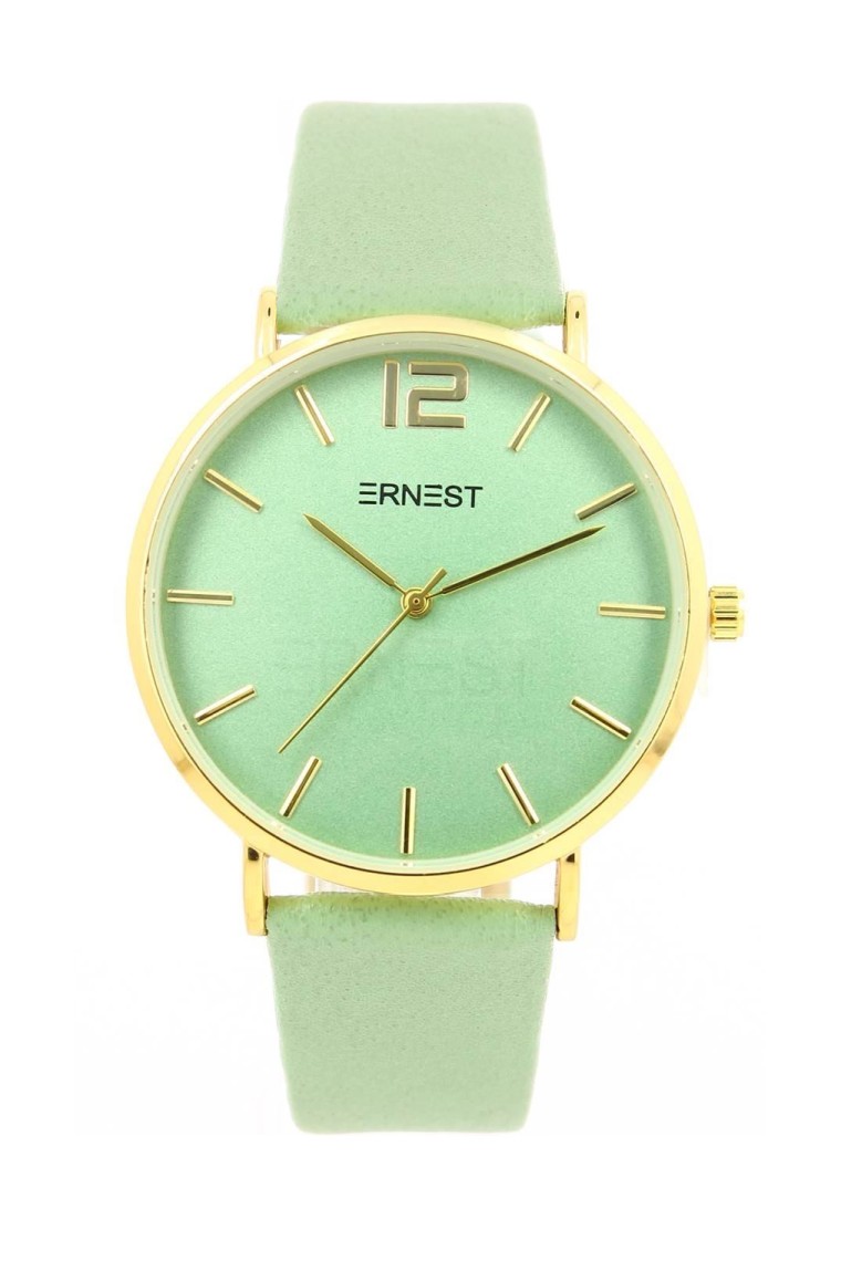 Ernest horloge Gold-Cindy FW25 zachtgroen Ernest horloge Gold-Cindy FW25 zachtgroen
