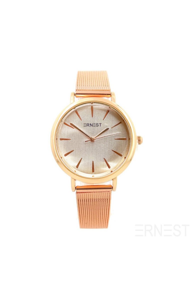 Ernest horloge "Metalina" rosé-zilver