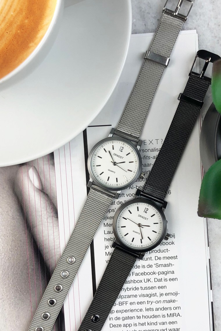 Ernest horloge "Mini-Thalix" zilver